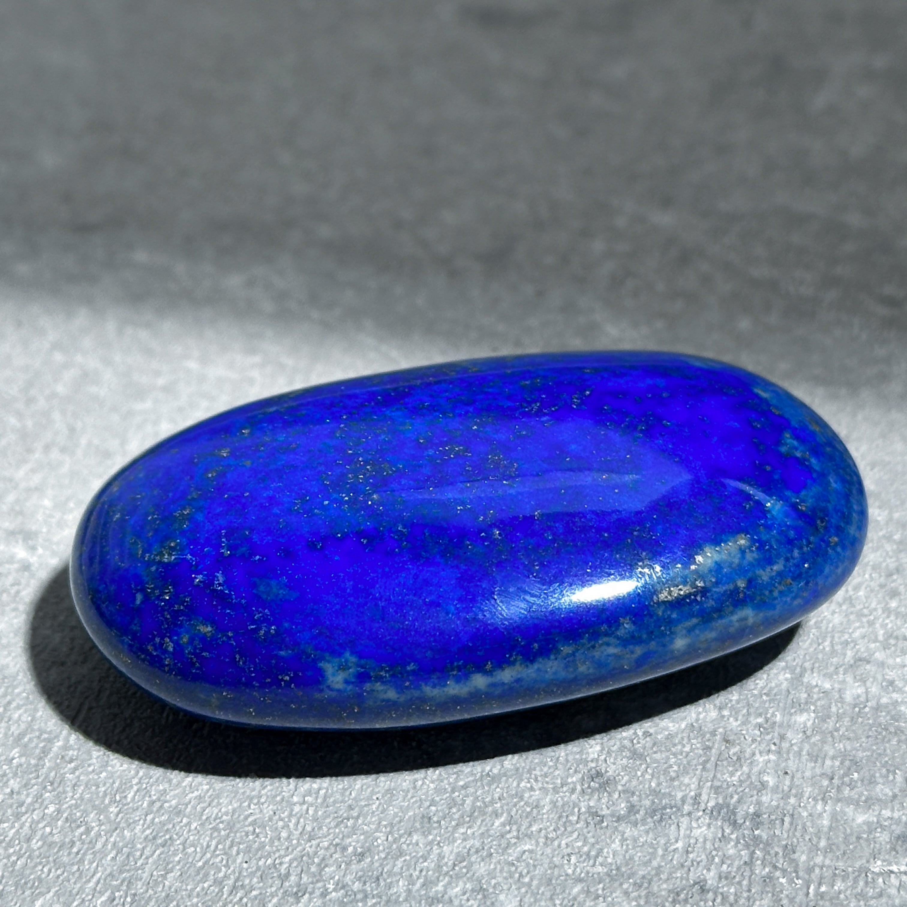 ラピスラズリ パームストーン76◇Lapis Lazuli◇天然石・鉱物