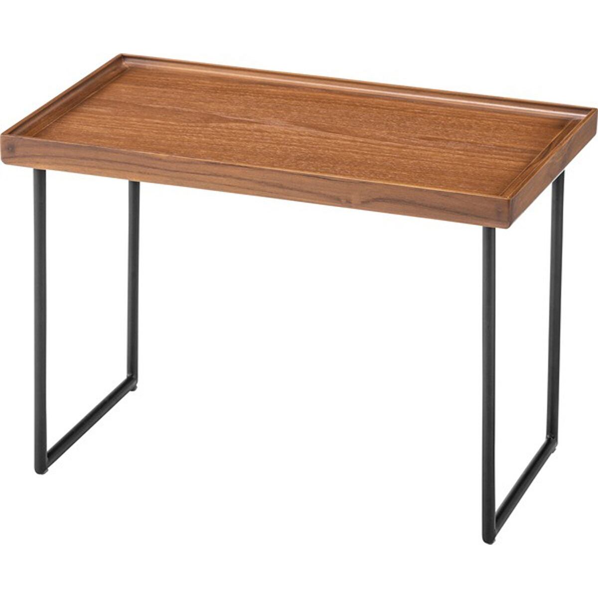 ミニテーブル S GT-313BR ブラウン コスメテーブル 収納 ミニ 机 サイドテーブル 片付け リビング 一人暮らし コンパクトテーブル シンプル