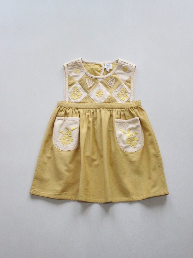 Apolina  BIBI PANELLED PINAFORE - HONEY　