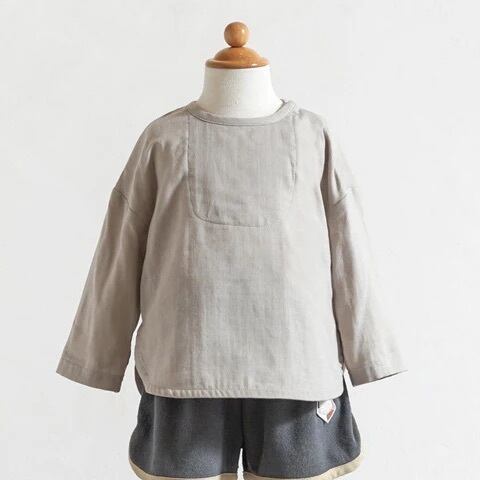 Hommage de NAOMI ITO / オヒナルシャツ / グレー / 80-90cm・90−100cm