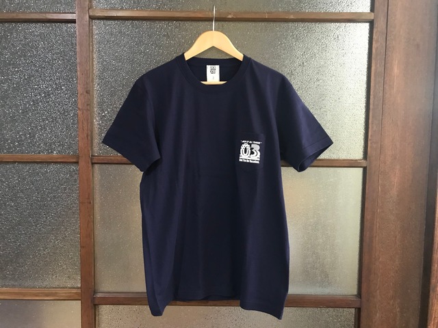 万屋MARU "03" SUPER HEAVY WEIGHT TEE (NAVY/WHITE)