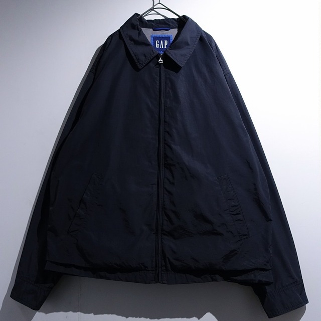 0Os "GAP" Black Nylon Swing Top Blouson