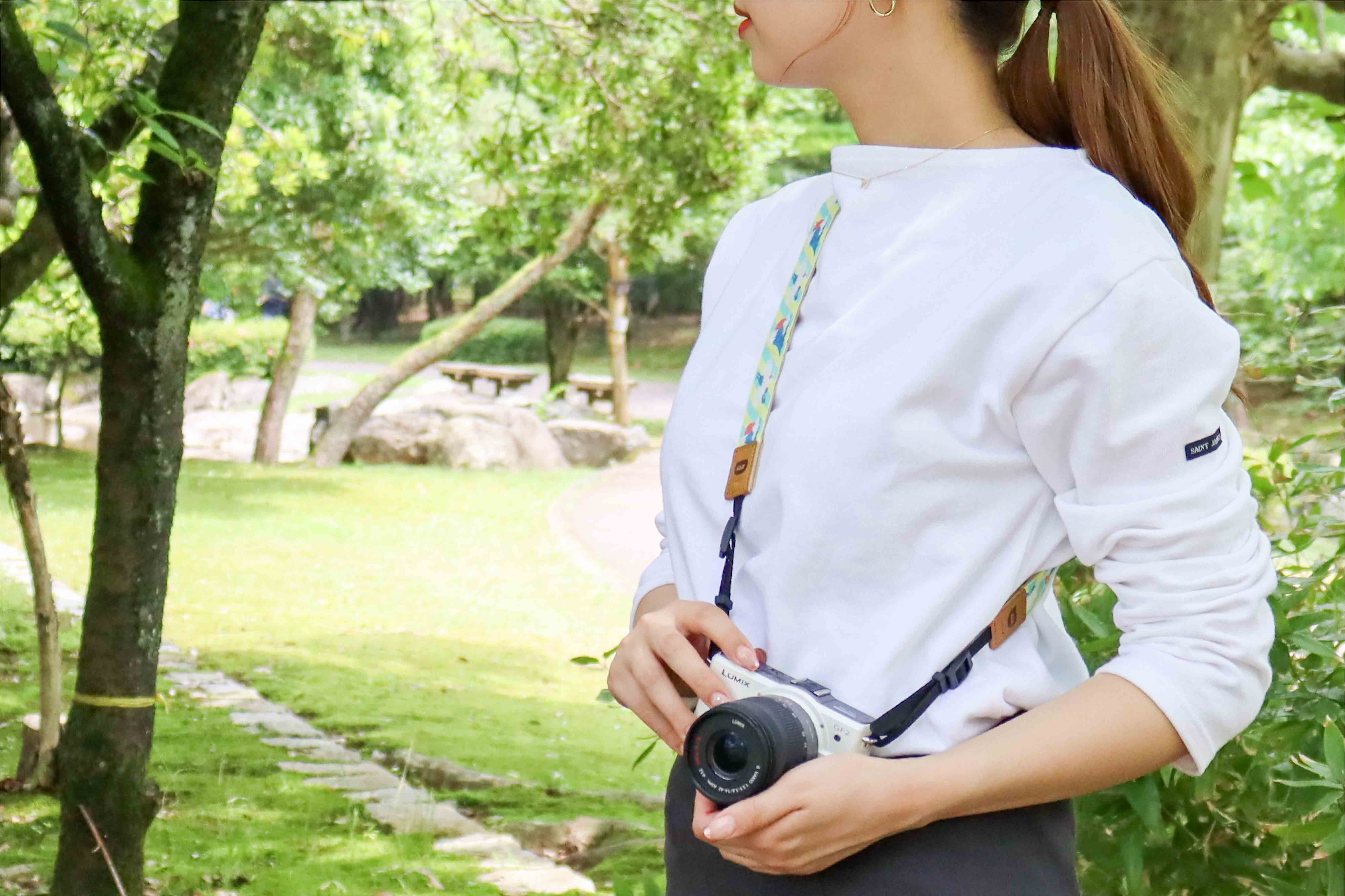 全3色 富士山柄 オリボンカメラストラップ | レピヤンリボン