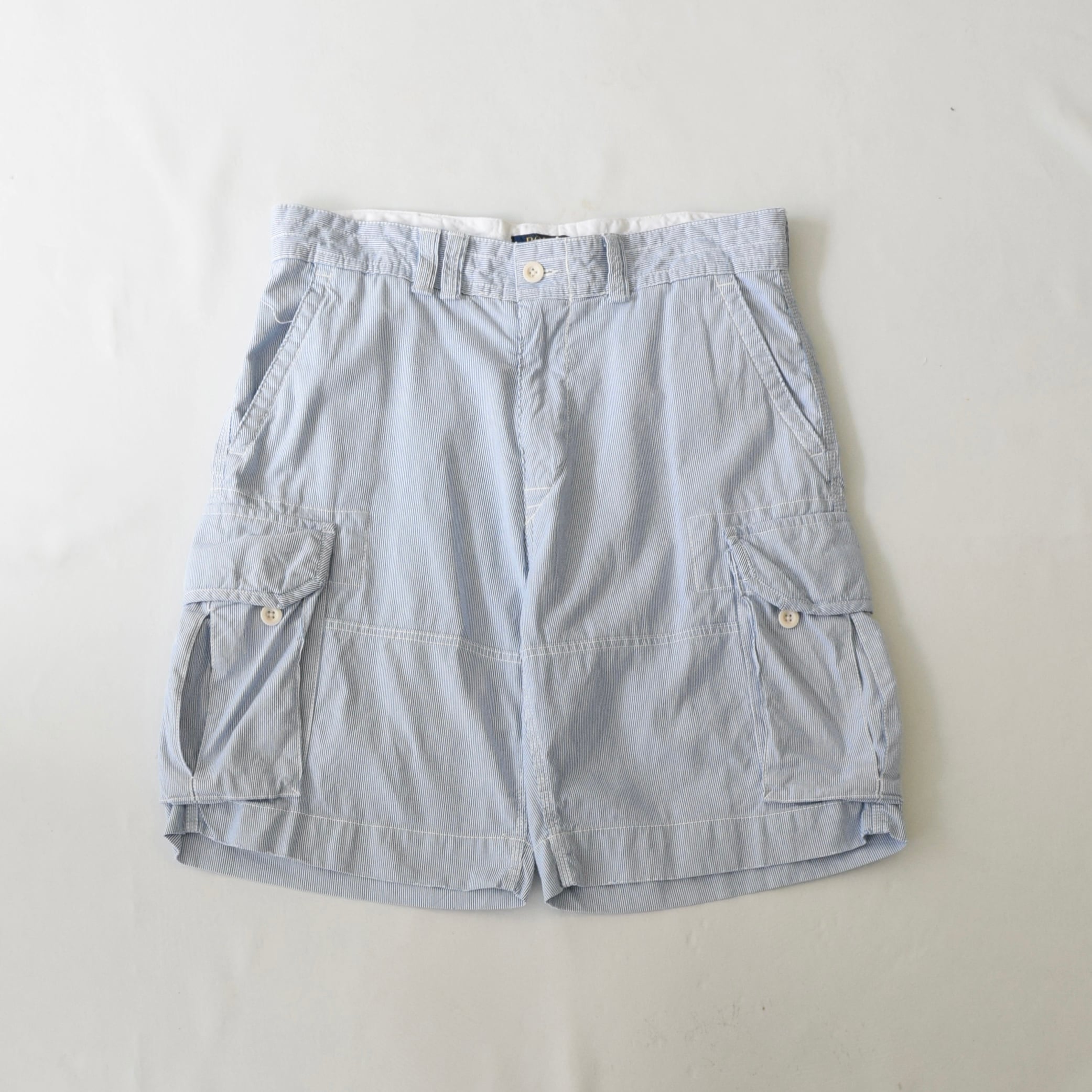 Ralph Lauren カーゴショーツ ショートパンツ ヒッコリー ストライプ
