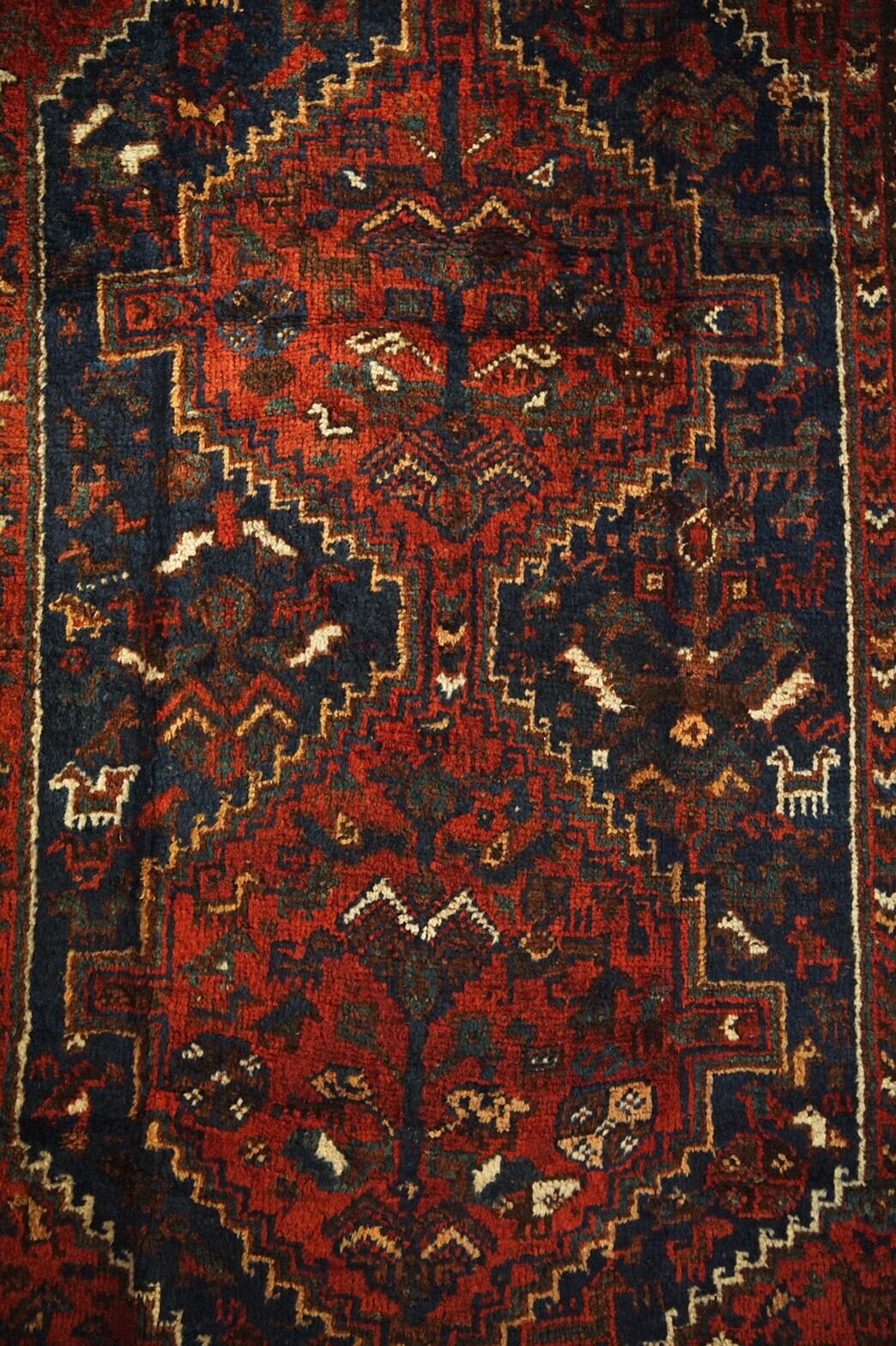 426-Semi Antique Qashqai rug