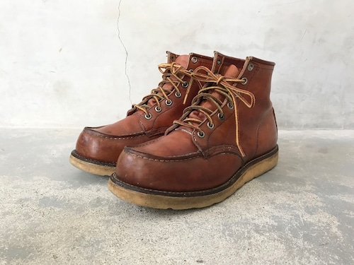 80s RED WING Irish Setter 6inch MOC-TOE boots MADE IN USA