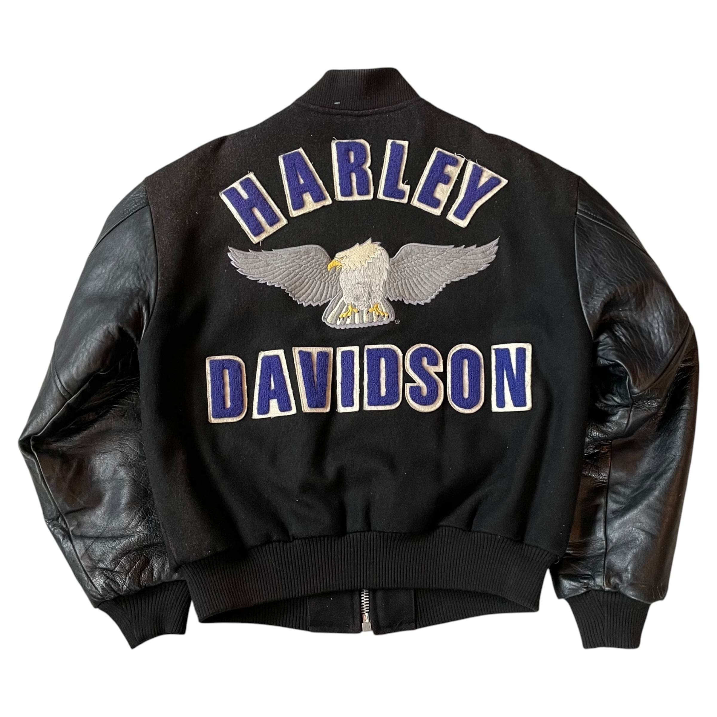 Special!!!! 1980s〜 HARLEY DAVIDSON "STAFF" Virsity Jacket
