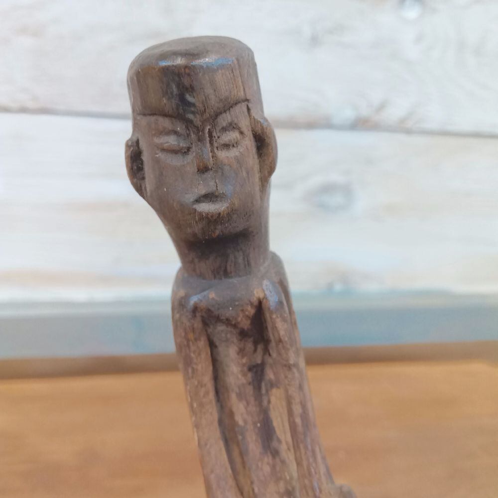 インドネシア カリマンタン ボルネオ アンティーク 木彫り 彫刻 民芸品
