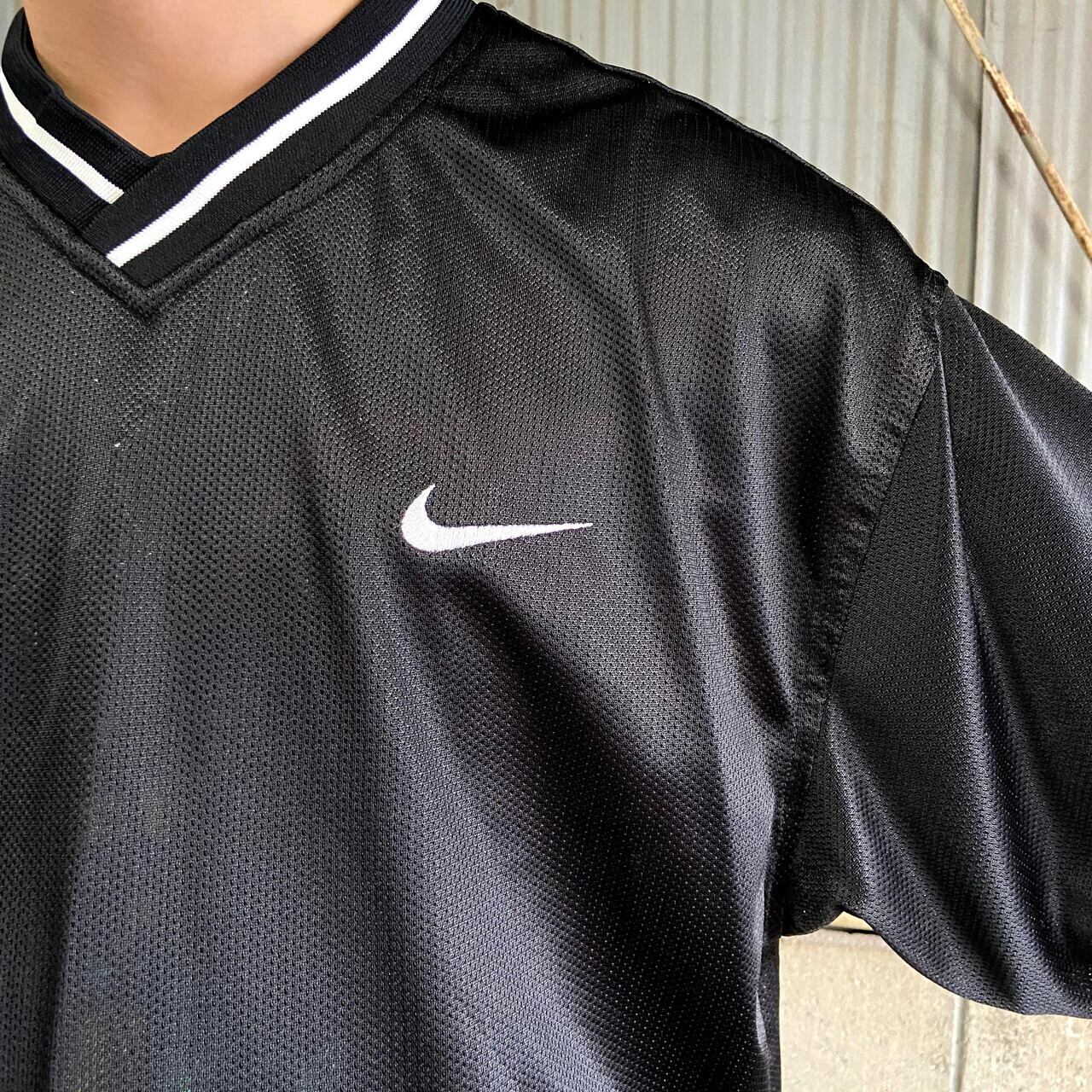 90年代 NIKE ナイキ スウォッシュロゴ メッシュ ウォームアッププル