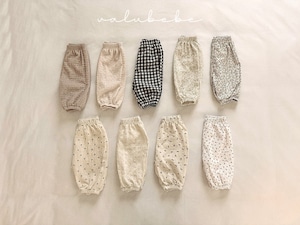 【即納】valbebe / summer emboss pants