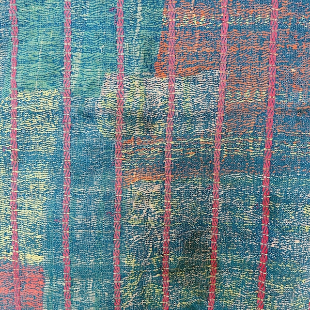 インド ヴィンテージカンタキルト VK008 | 159cm × 197cm