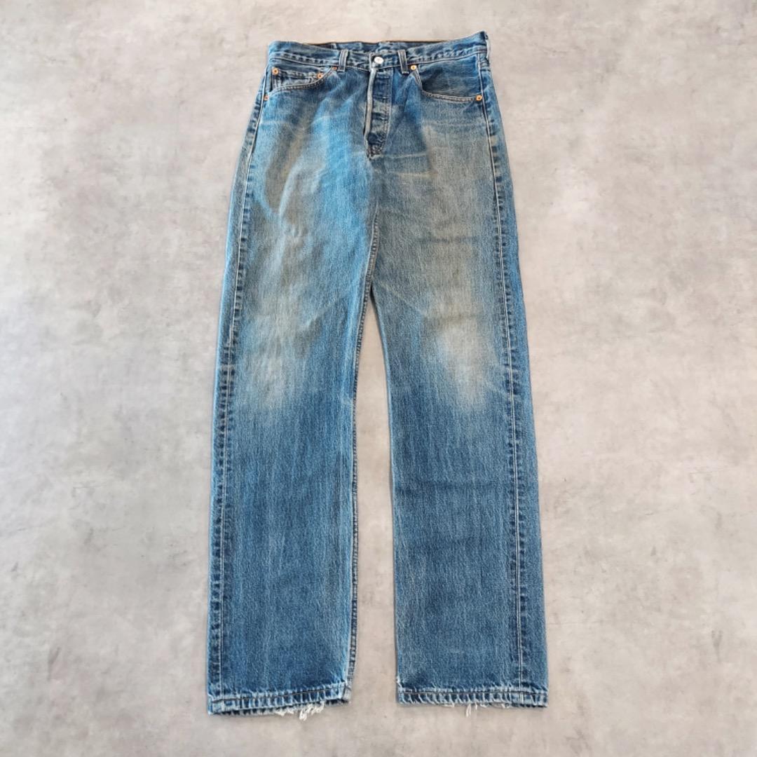 リーバイス501 Levis W32 デニム 青 00s カナダ製 15976