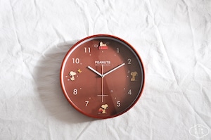 PEANUTS wood parts clock  .　　スヌーピー　掛け時計　　１２時までのご注文で最短翌日お届け