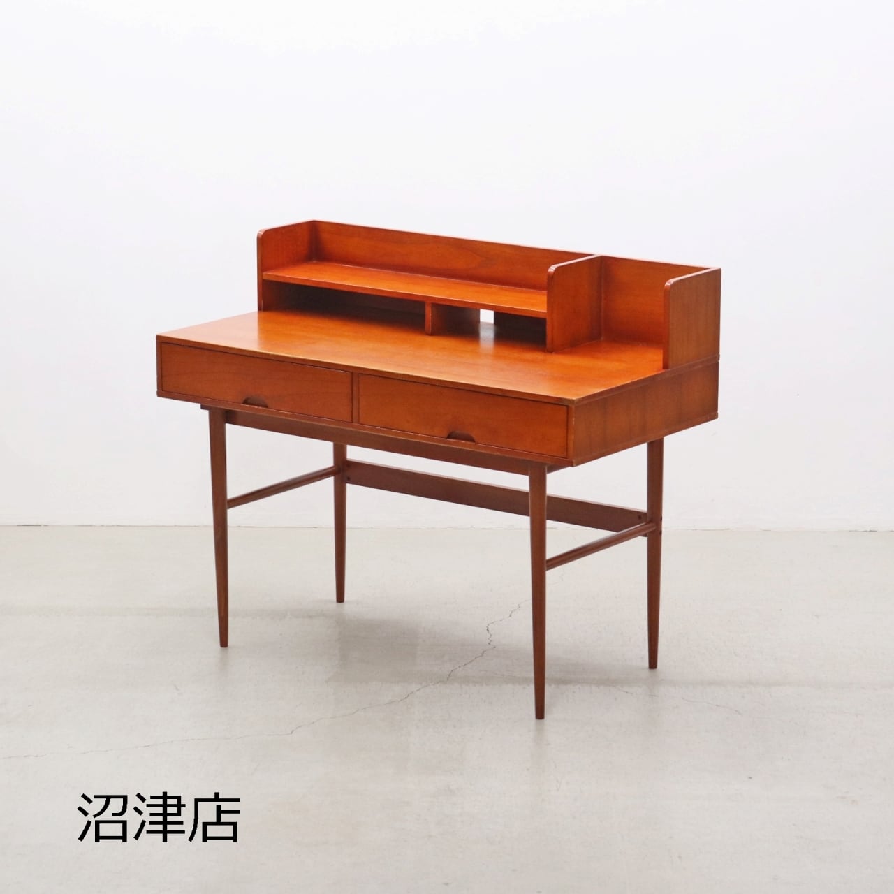 【沼津店】無垢材 デスク 学習机 PCデスク 書斎 テーブル 作業台 ヴィンテージ RCT10067