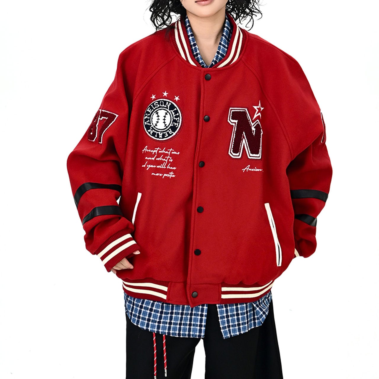 ワッペンロゴバーシティスタジャン 2col R01045