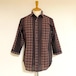 Cut Dobby Check Regular Collar 7/S Shirts　Brown