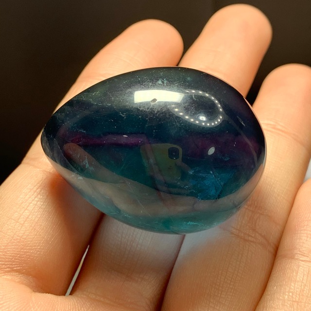 T10.ブルーベース♪グラデーションフローライトたまご