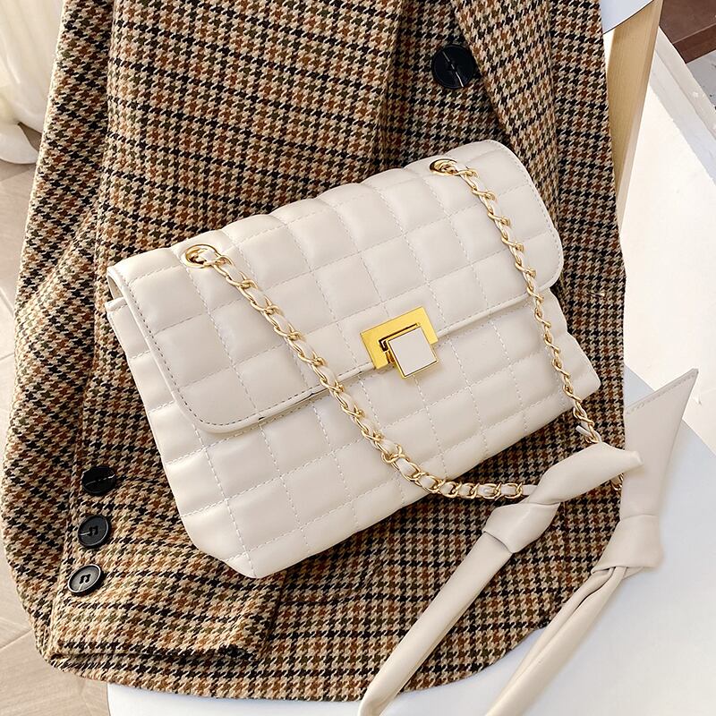 スタイルチェーン スクウェア メッセンジャーバッグ 手作りハンドバック2911277794