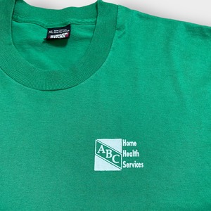 【SCREEN STARS】90s USA製  ワンポイントロゴ バックプリント Tシャツ シングルステッチ XL ビッグサイズ ビンテージ スクリーンスターズ US古着
