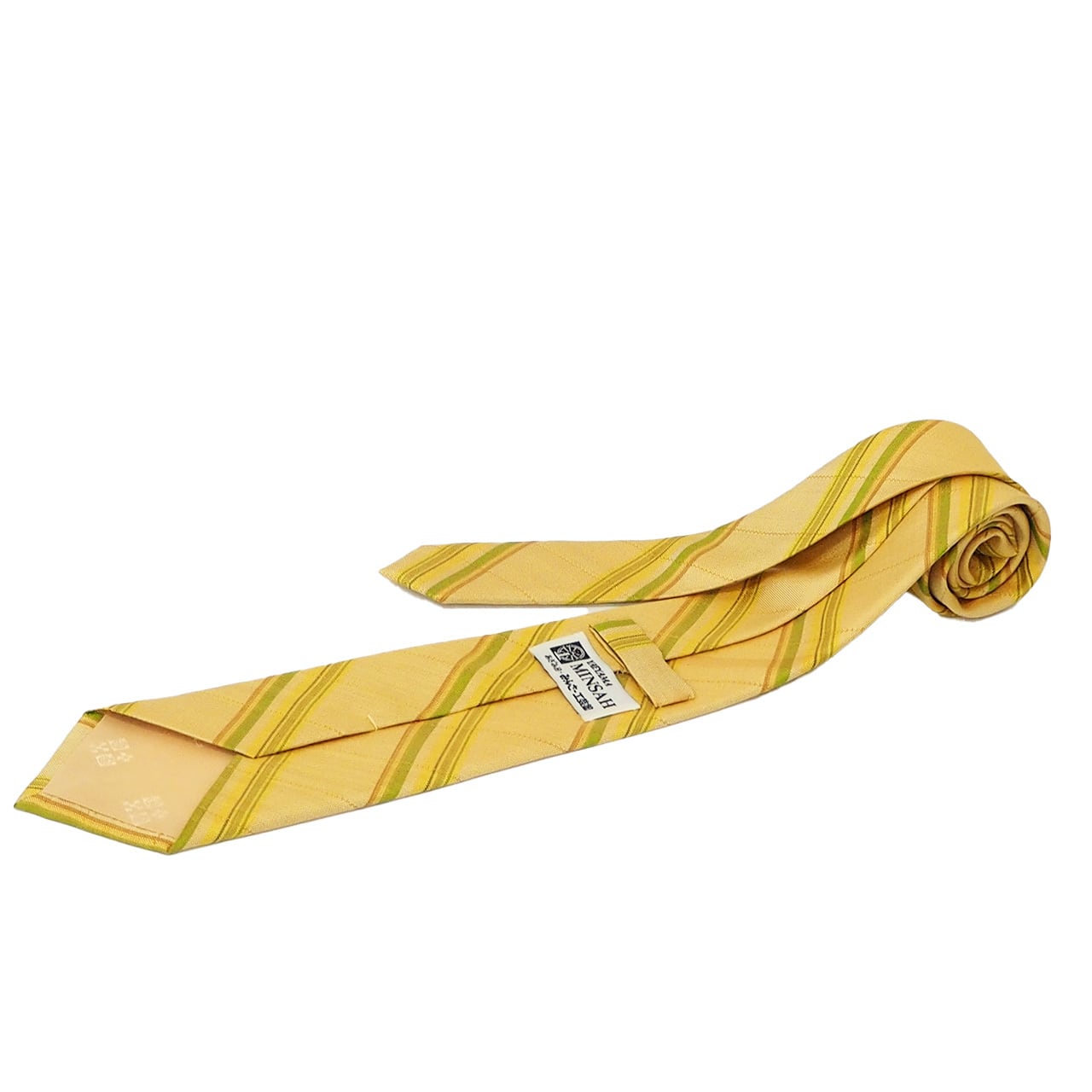 【最終値下げ】Yellow Rat Dual Stripes 新品30、32 プリムローズストライプ2 ネクタイ [MINSAH] | あざみ屋 公式