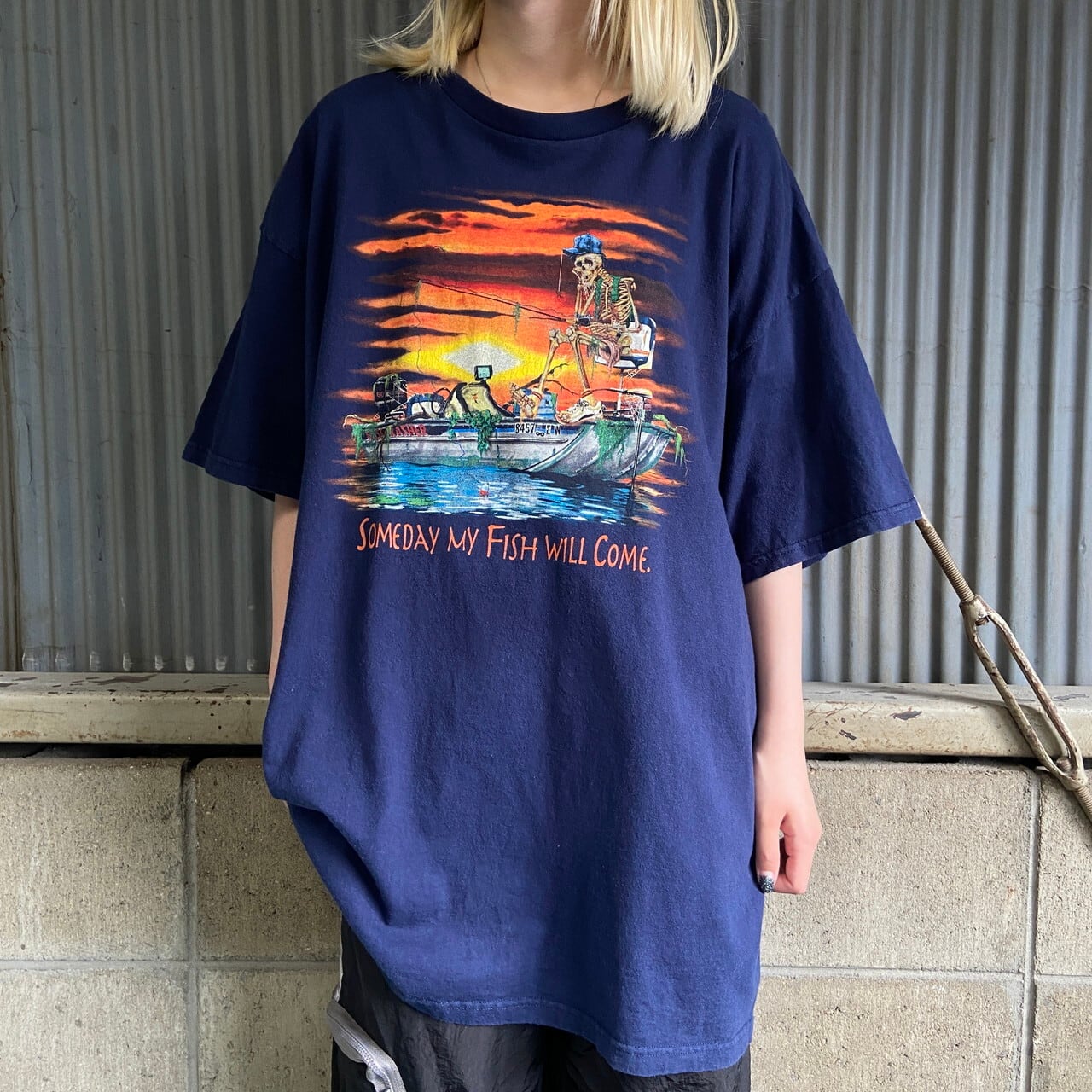 S.R.C JDM SPIRIT ドクロロゴ Tシャツ ホワイト XL