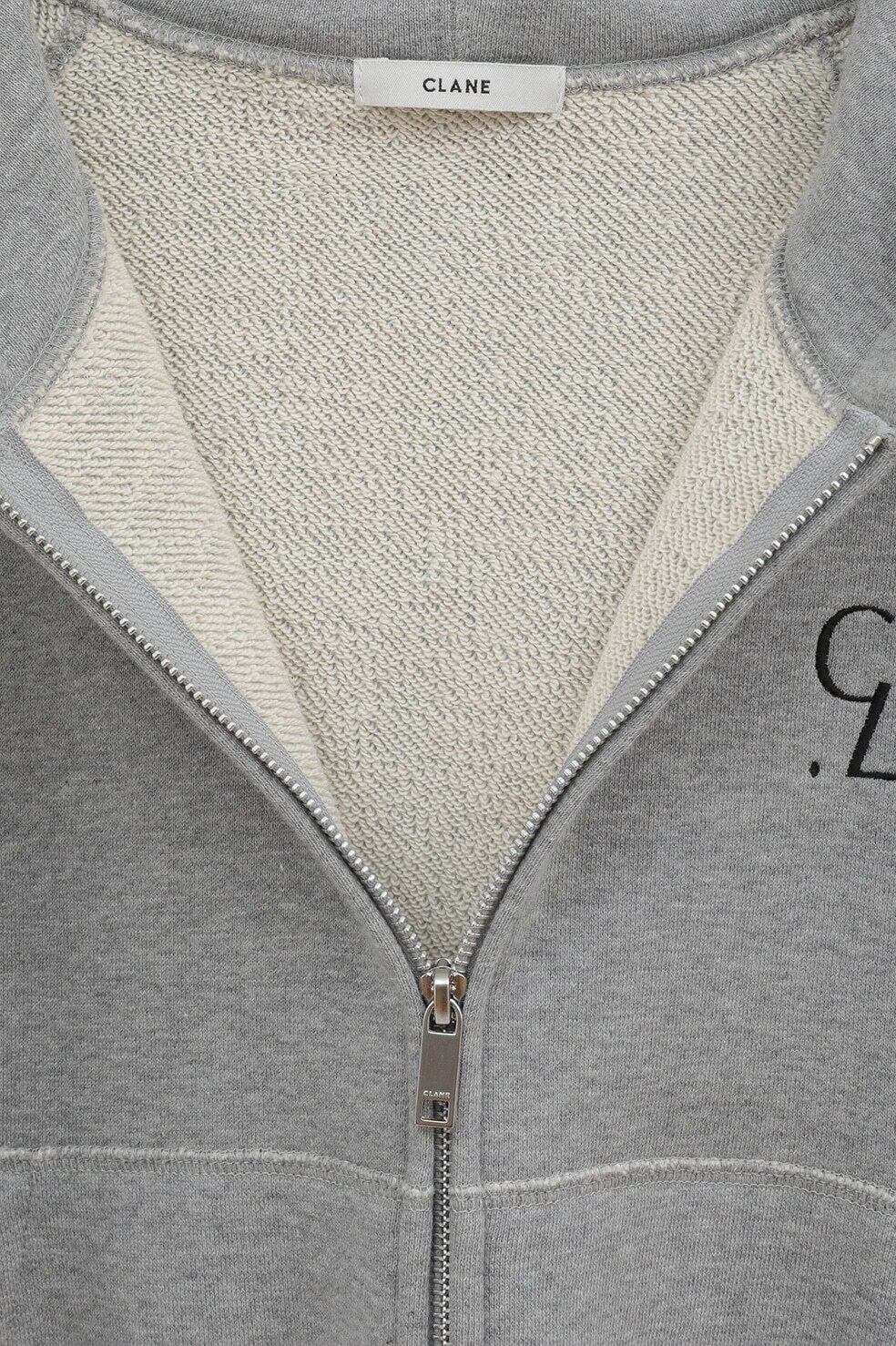 CLANE(クラネ) LOGO COMPACT ZIP UP HOODIE | サウスオレンジ｜メンズ