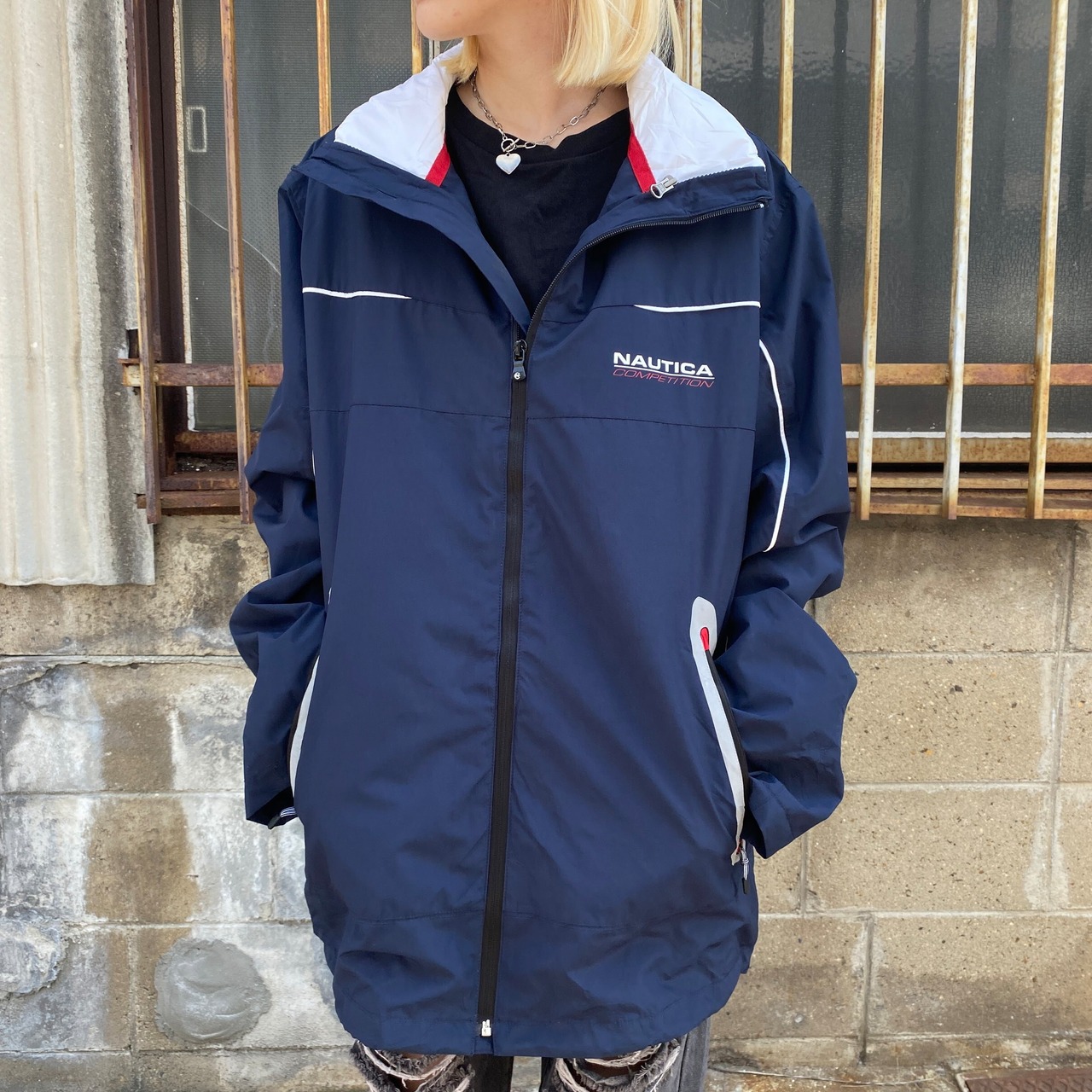 nautica ノーティカ フード収納型 ウィンドブレーカー セーリング 