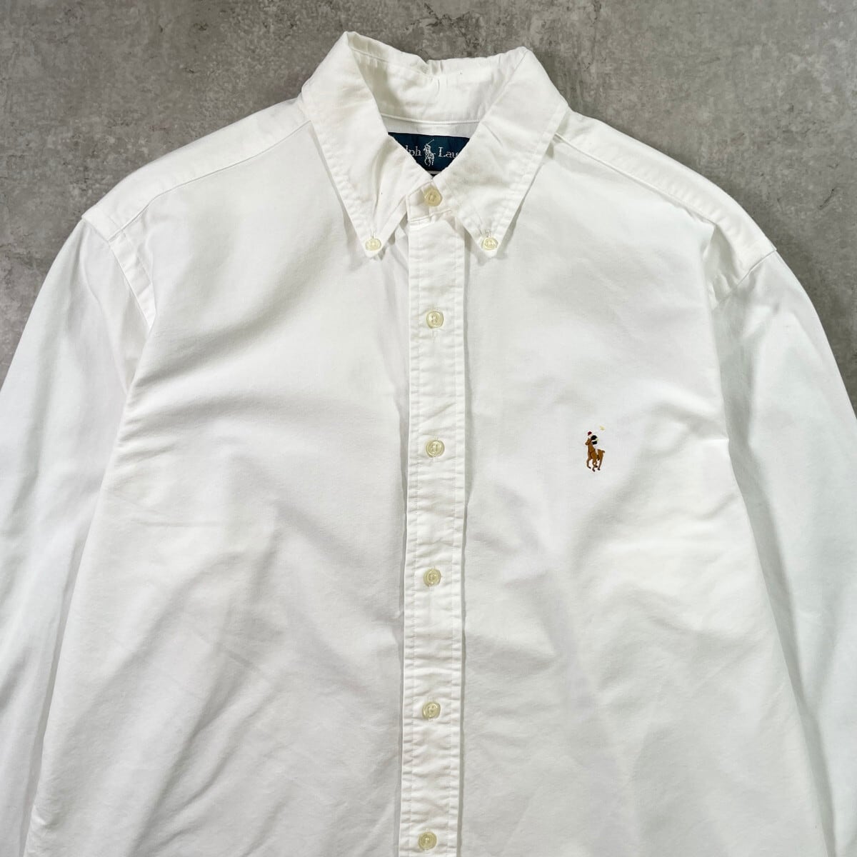 90年代 Ralph Lauren ラルフローレン CLASSIC FIT コットンシャツ