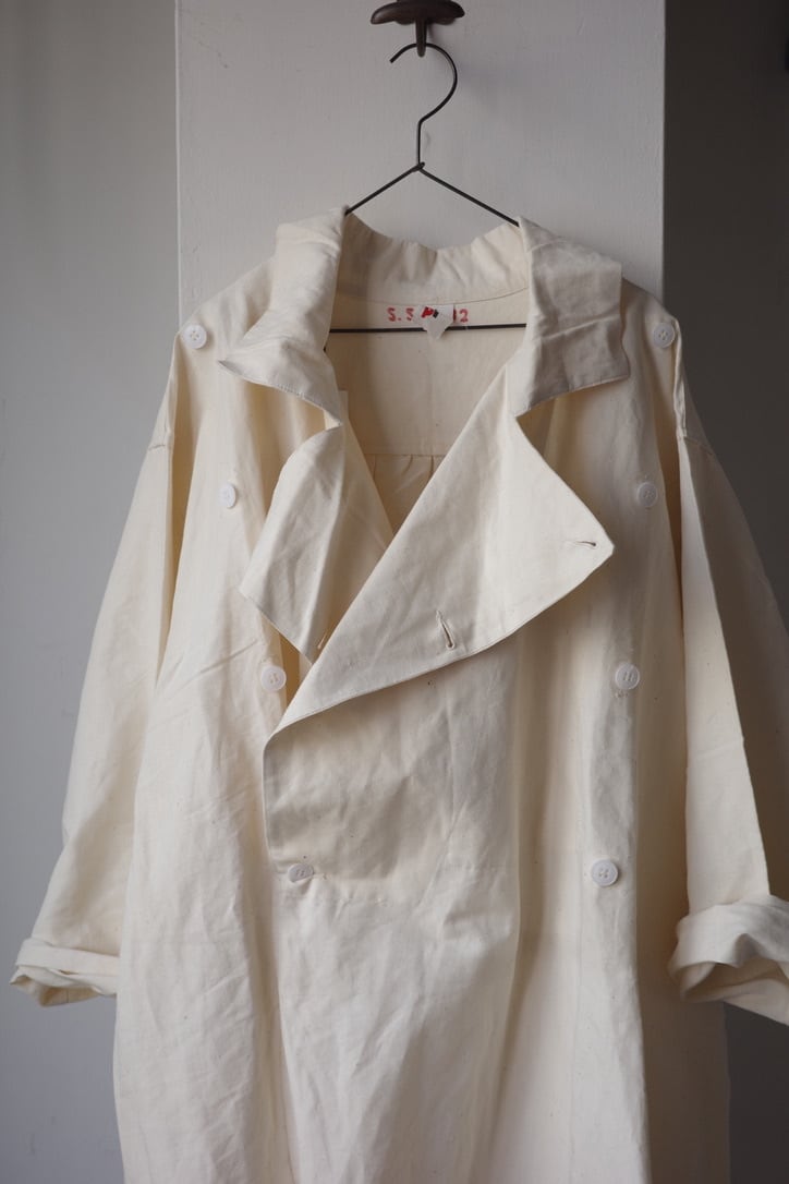 VINTAGE ヴィンテージ / 1960's French Army Hospital Double Breasted