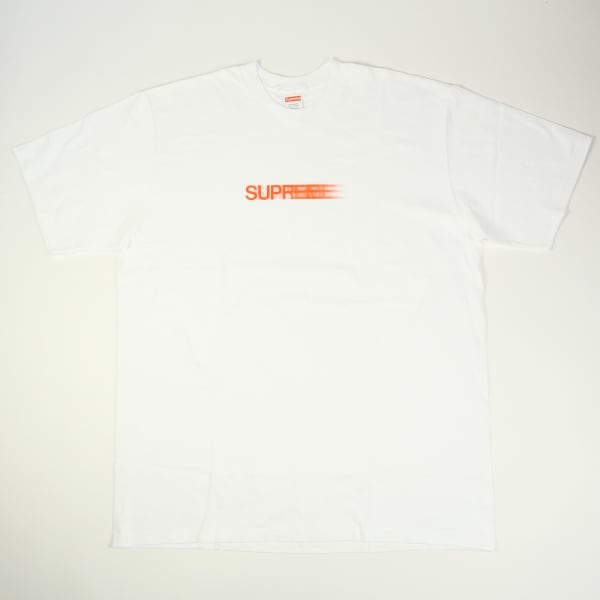シュプリーム モーション Tシャツ 白 XL Supreme Motion Logo Tee 白 国内正規品