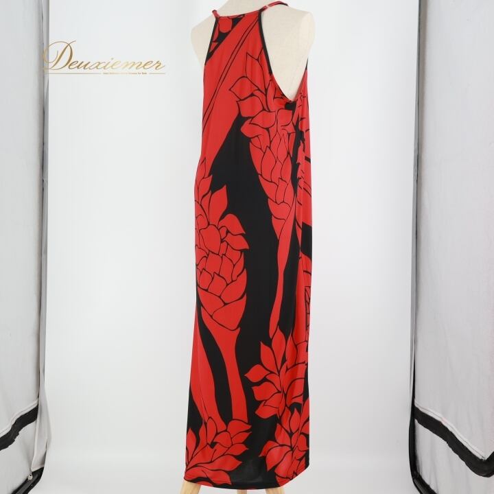 フラダンス 衣装 ワンピース ドレス Kuulei Hawaii レッド系