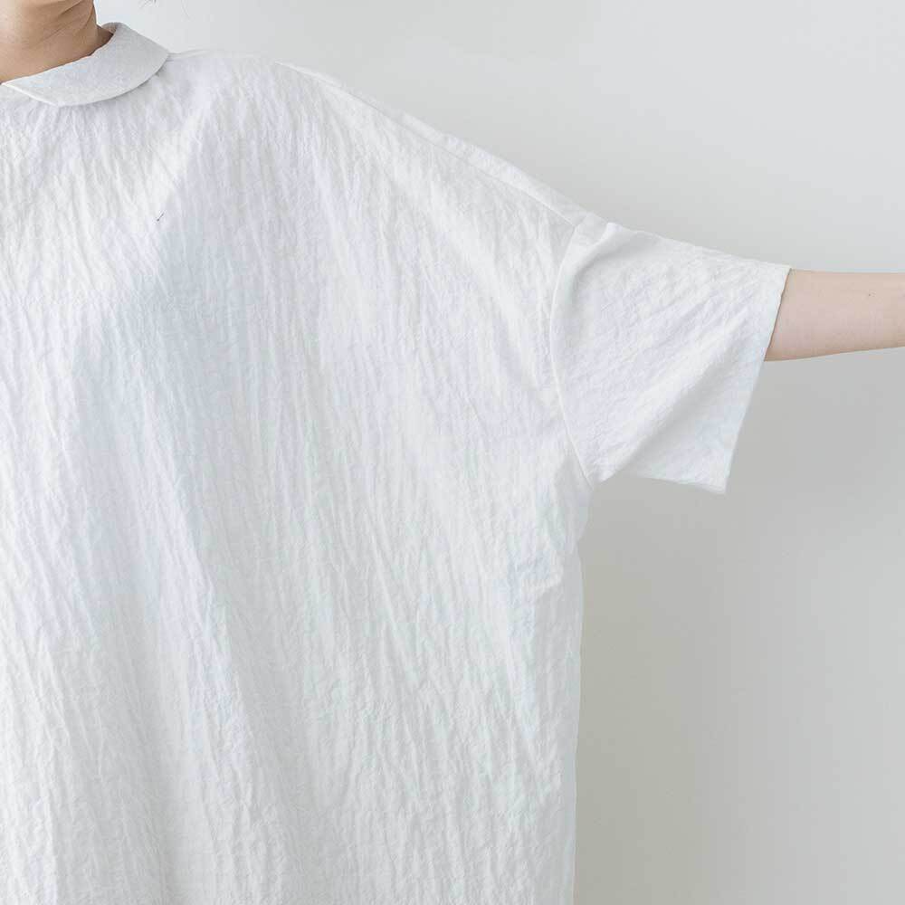 mizuiro ind 襟付きコクーンワンピース | LASQ store | ラスクストア