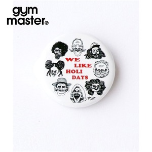 gym master ジムマスター 缶バッジ 32mm SMALL 日本製 ピンバッジ アクセサリー カスタマイズ G699690 WE LIKE HOLIDAY
