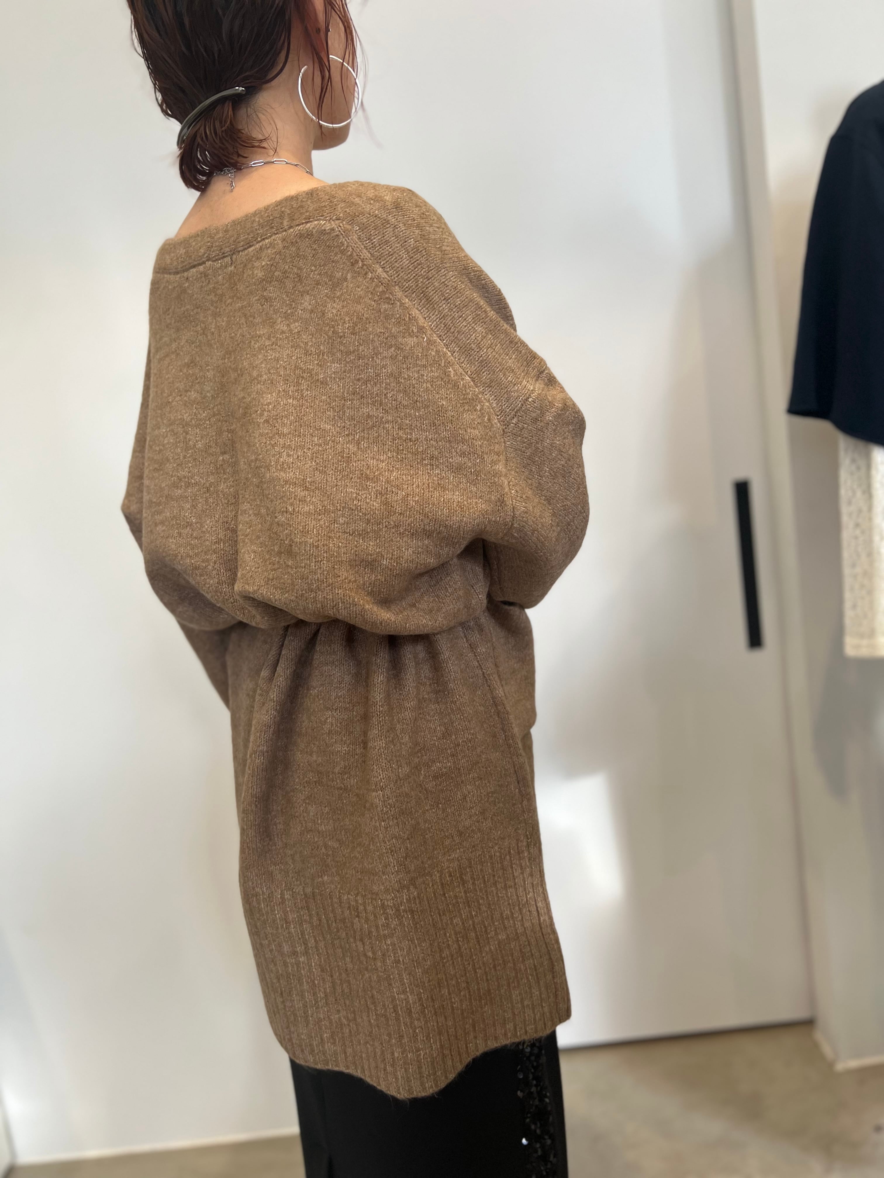 【SELECT】ヤクライクポケット付きロングカーディガン　39-0418