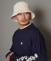 【#Re:room】CORDUROY LOGO PATCH BAGUETTE HAT［REH145］