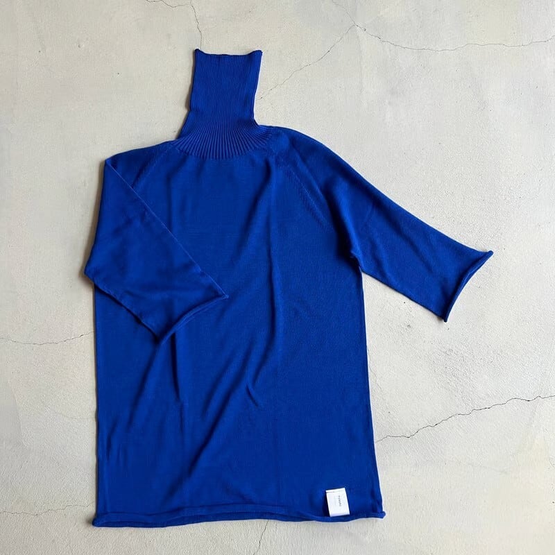 一枚目の衣　薄綿リブタートル５分袖