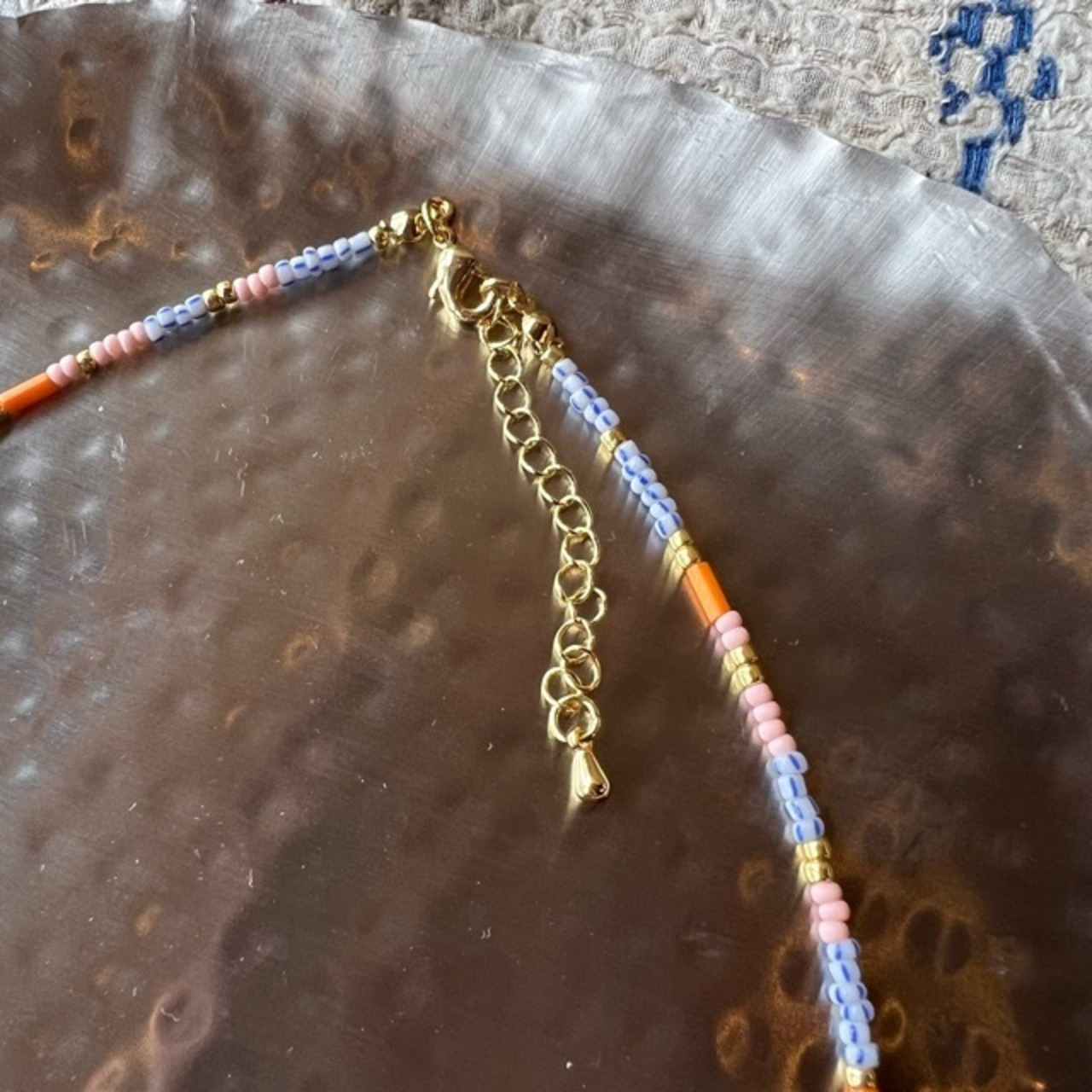 TOPANGA Jewelry　Pastel bead necklace　パステルビーズネックレス　pastelcolor　beads　ネックレス　ギフト　プレゼント