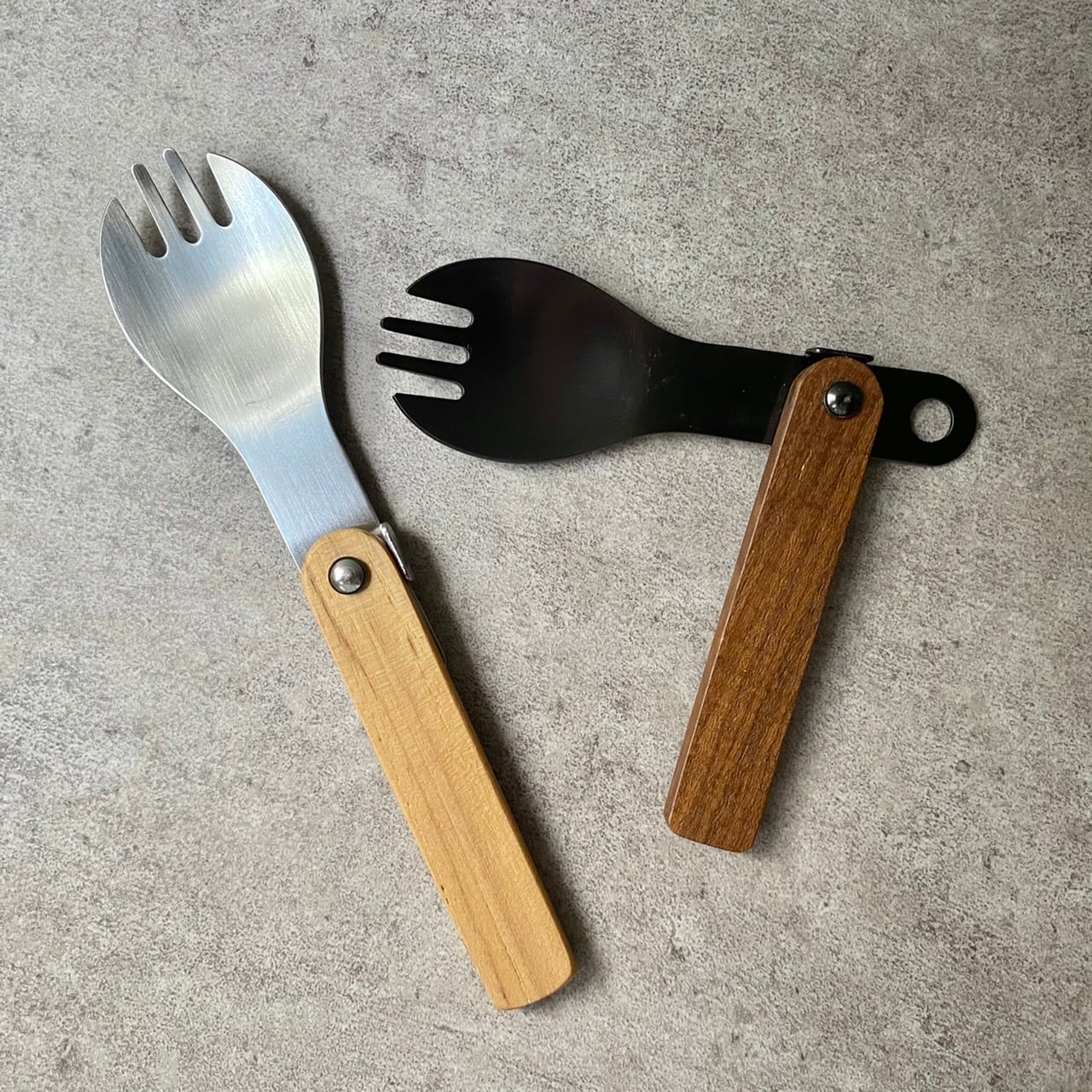 店舗巨人用木製カトラリースプーン&ホーク