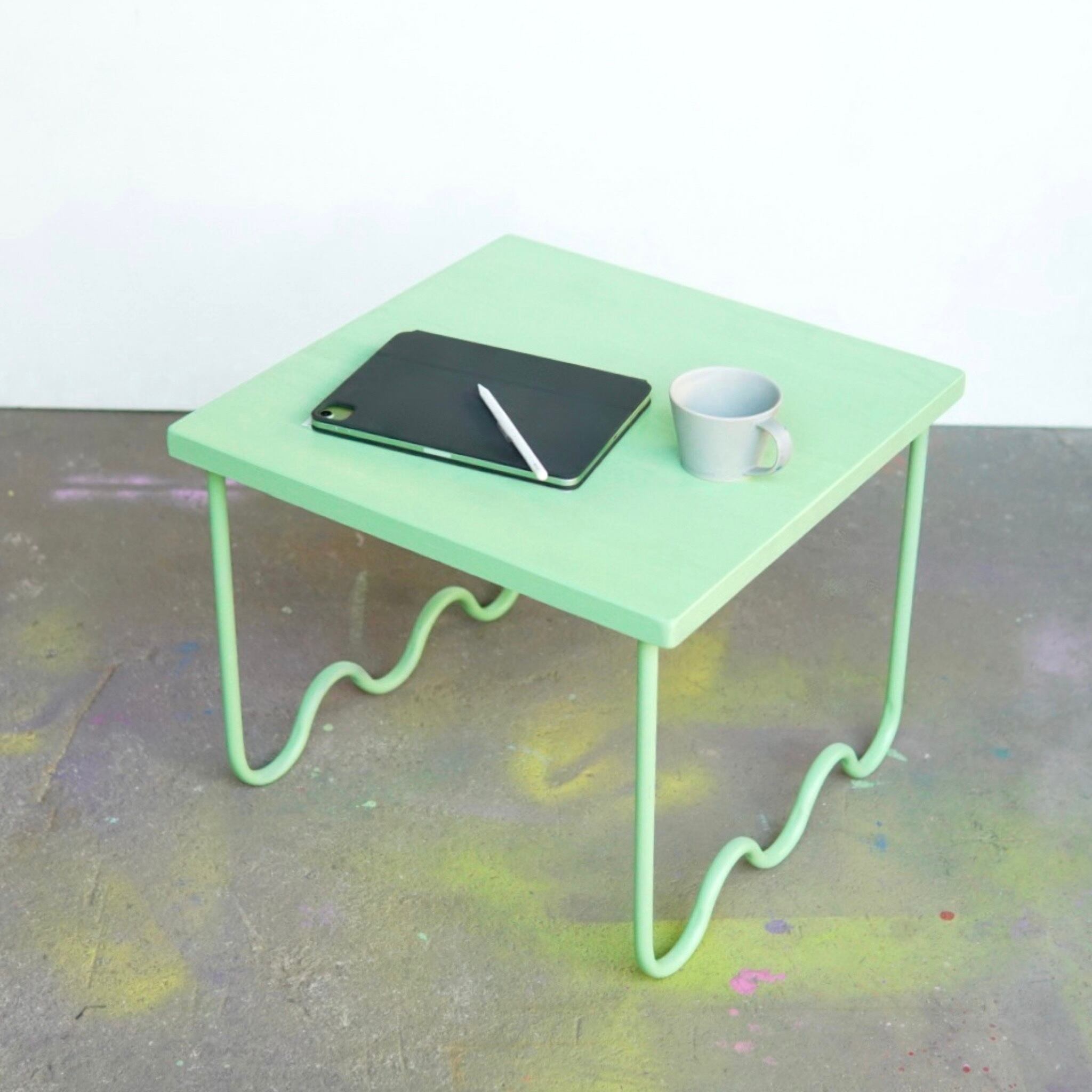 ブルー×レッド CLARO ウェーブ テーブル | www.birbapet.it