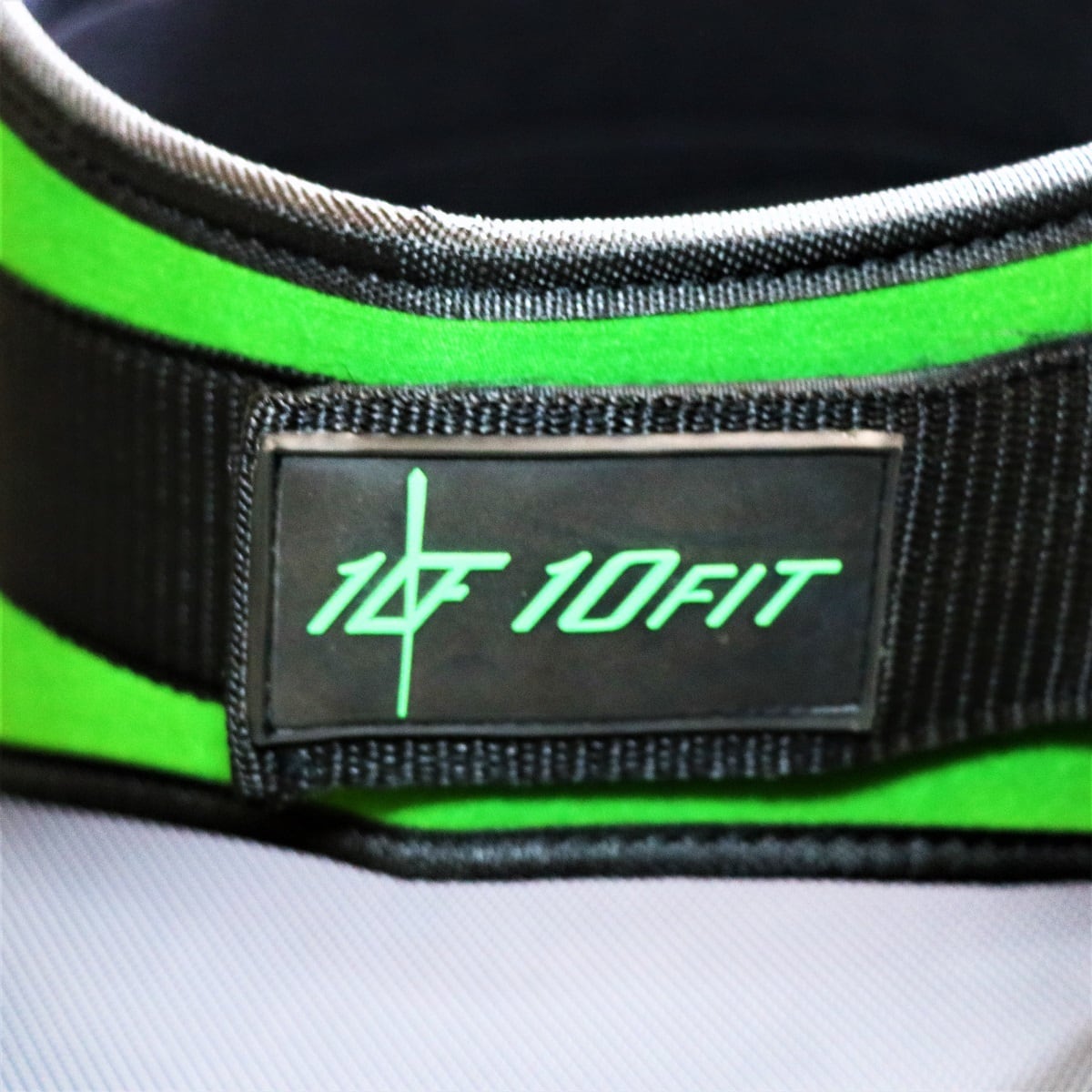 10FIT TE-81 トレーニングベルト リフティングベルト パワーベルト 緑