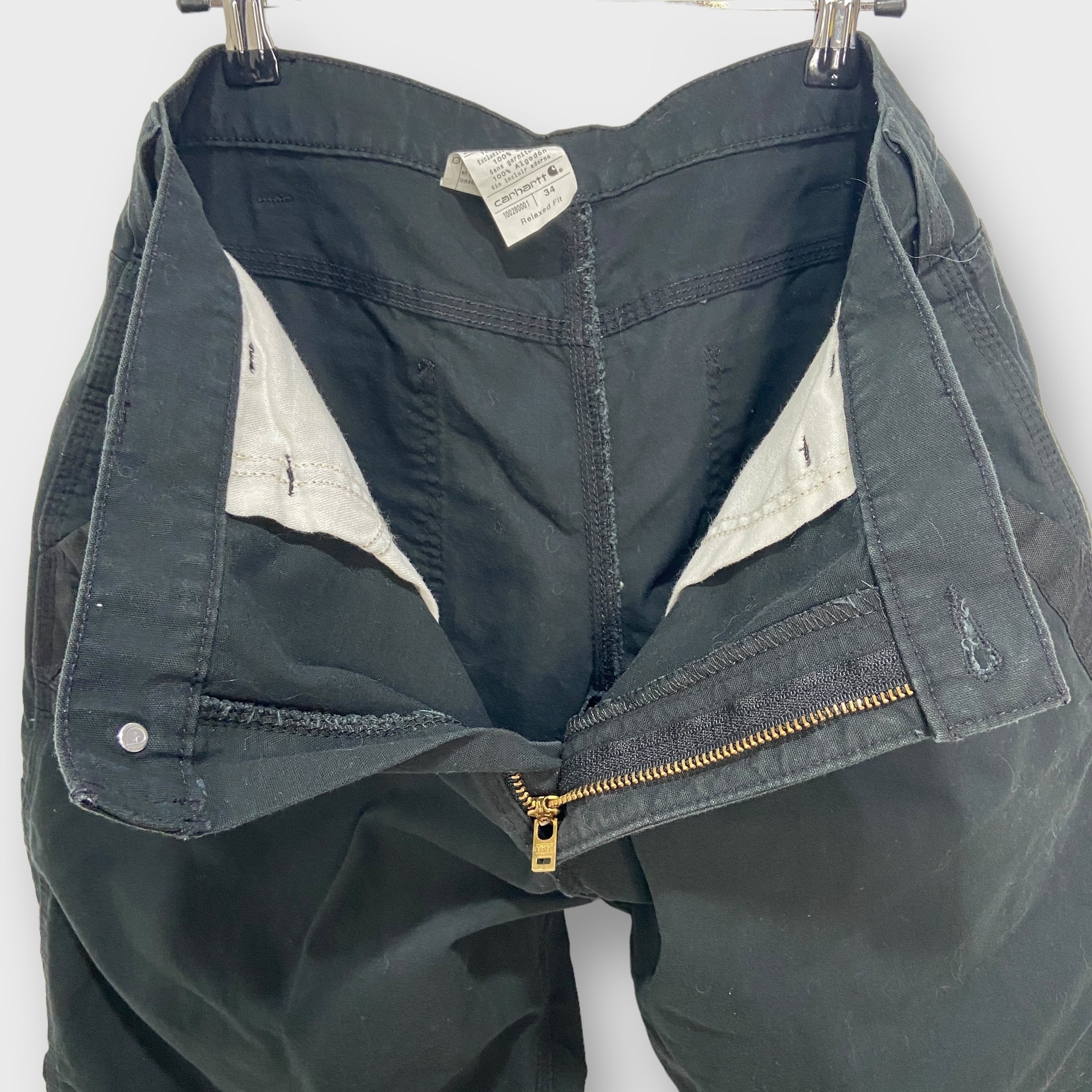 carhartt カーハート ワークショートパンツ ショーツ 黒 W34 carhartt カーハート ワークショートパンツ ショーツ 黒 W34