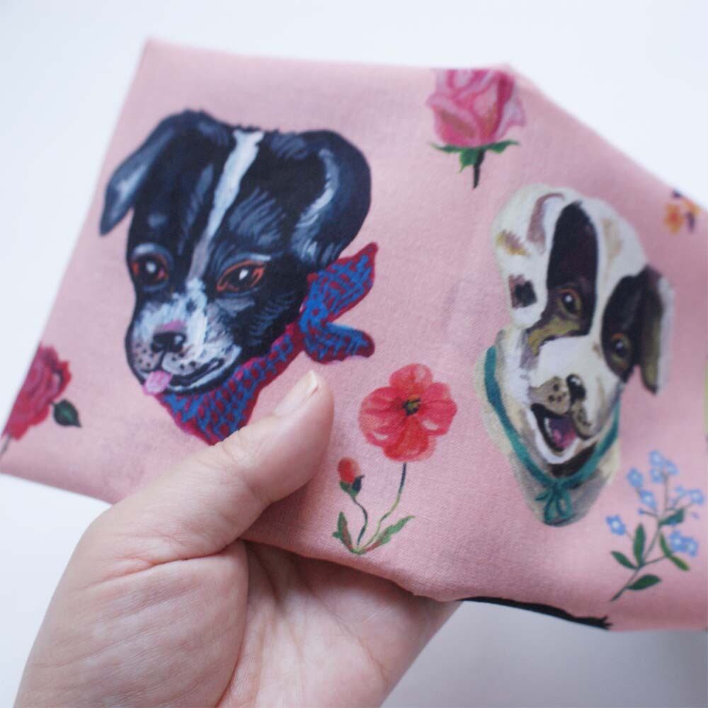 ナタリー レテ 犬ハンカチ 世界のかわいいものcikolatashop