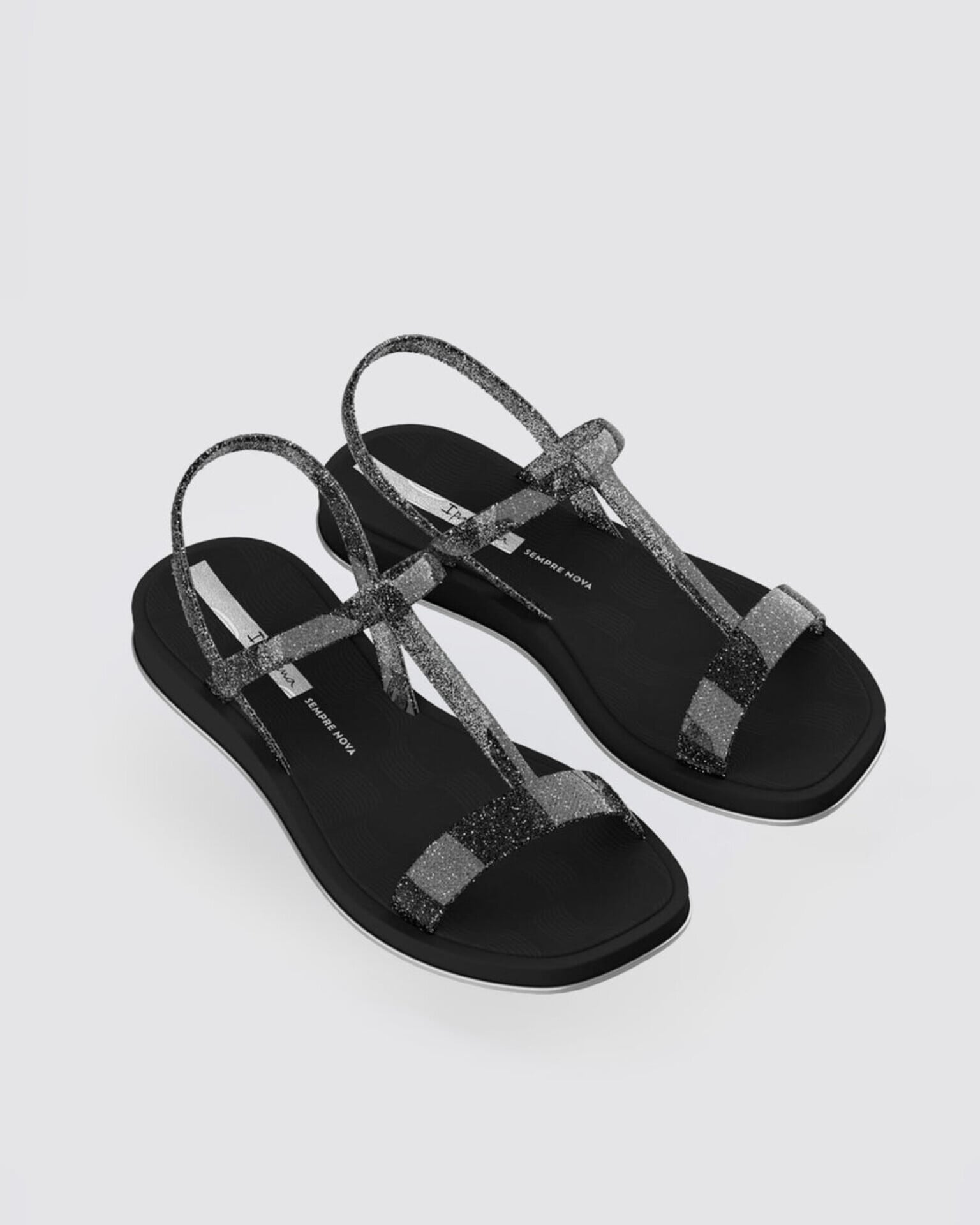 【IPANEMA】GLOW TRENDY SAND / BLACK × GLITTER × SILVER