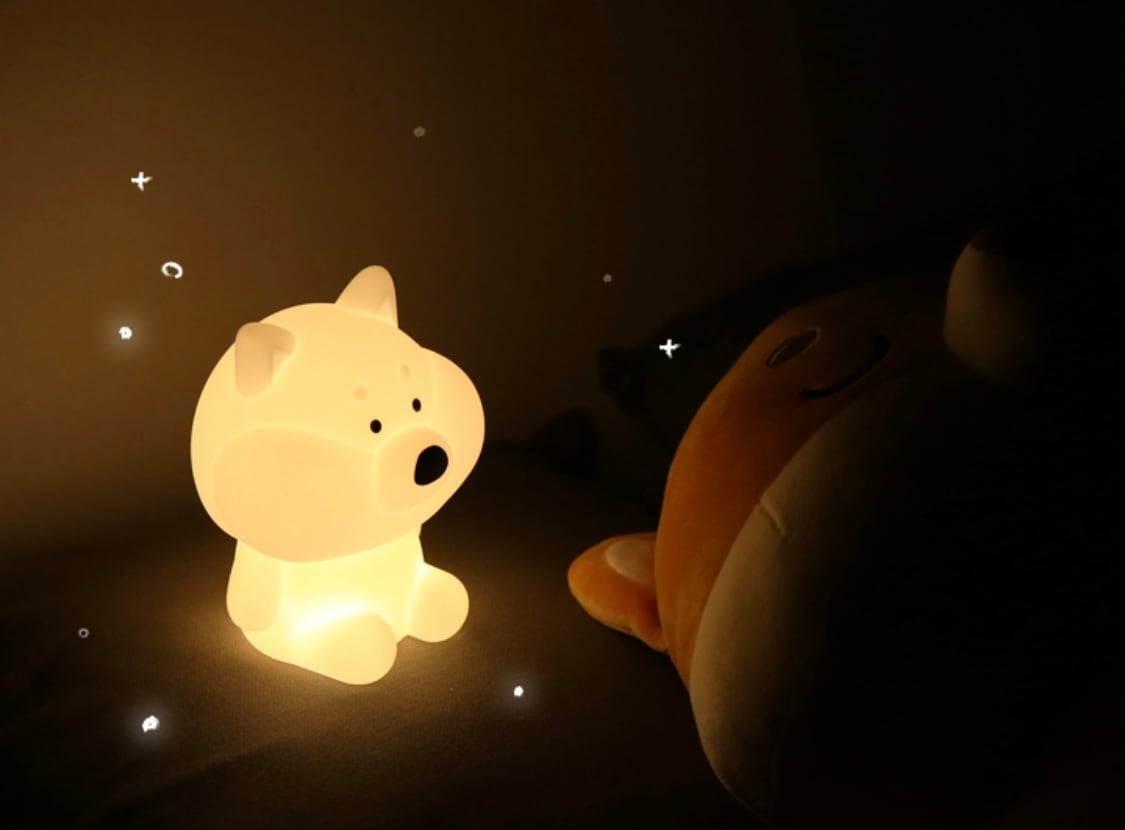 animal LED mood light / アニマル もちもち 柴犬 ルームライト ランプ