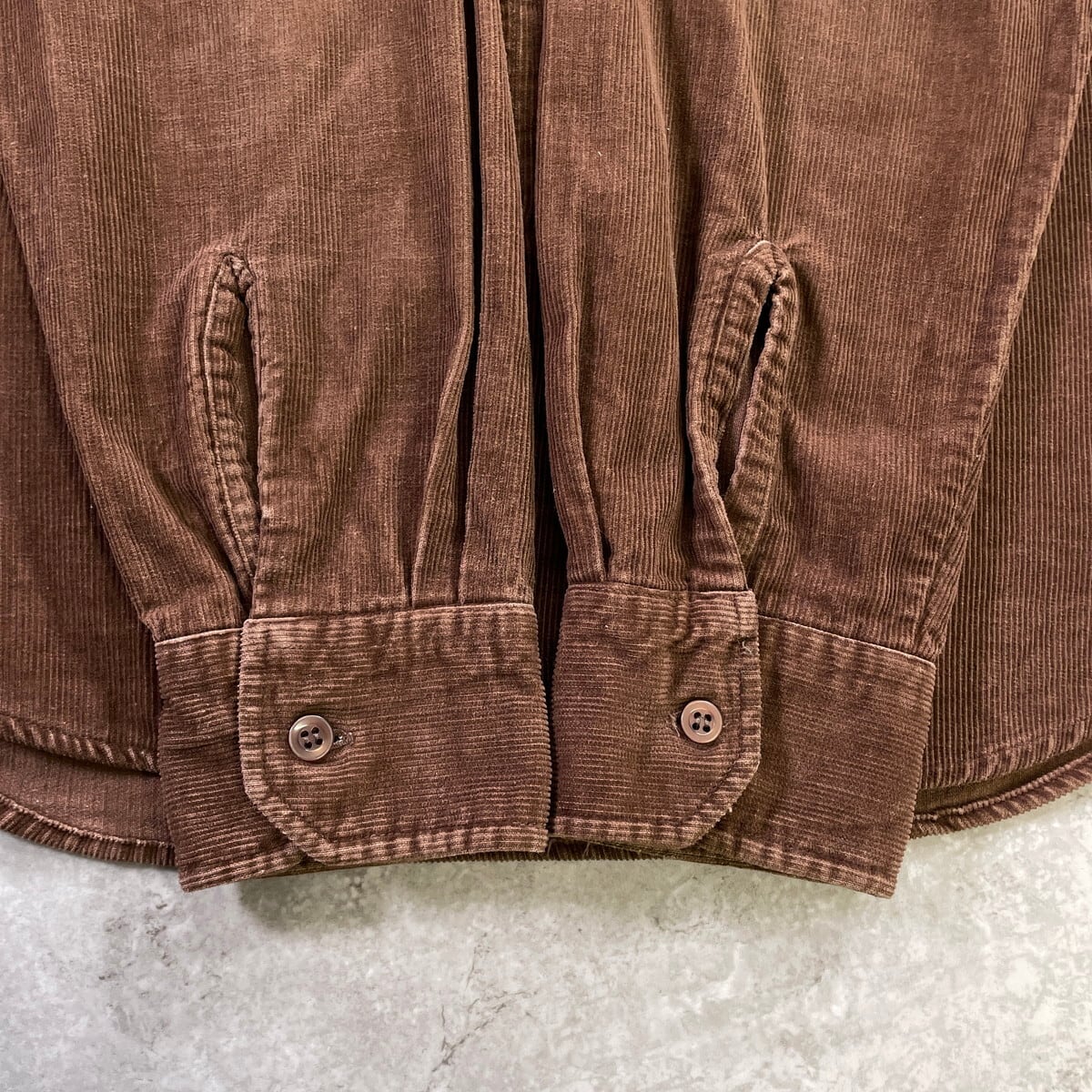 70年代 USA製 Sears シアーズ D/51 Wフラップ コーデュロイシャツ