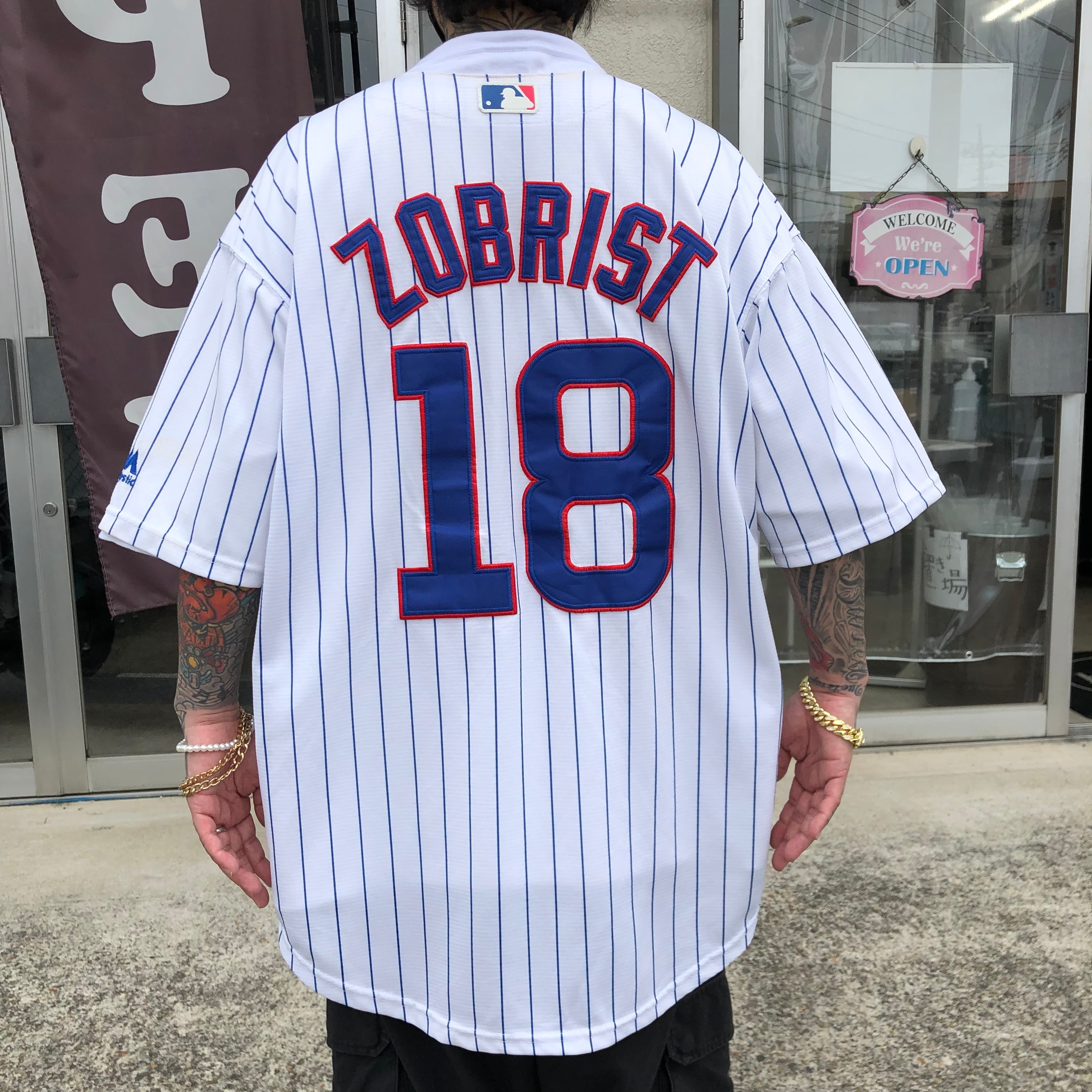 古着 Mlb カブス ベースボールシャツ ゲームシャツ ユニフォーム 最高級
