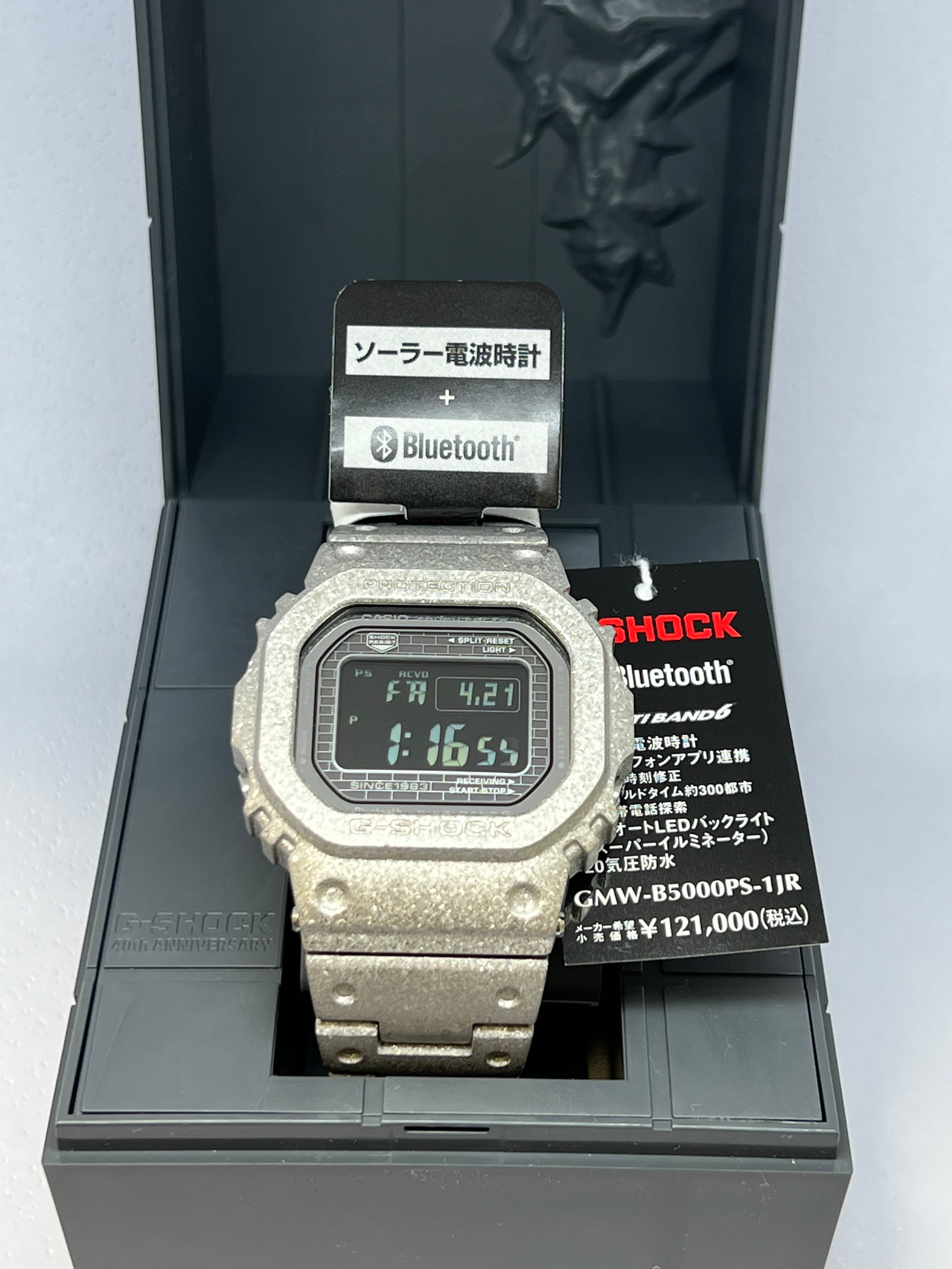 CASIO G-SHOCK 40thANNIVERSARY GMW-B5000PS-1JR 限定品