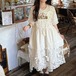 アニマル刺繍ラッセルレースワンピ ・11195