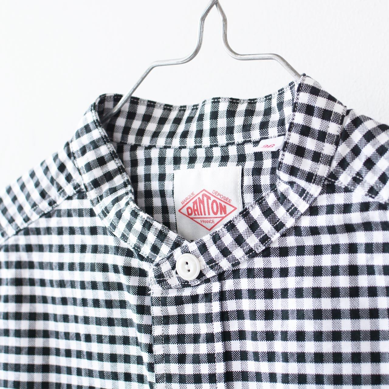 DANTON [ダントン] W L/S BAND COLLAR OXFORD SHIRTS [DT-B0279OXP