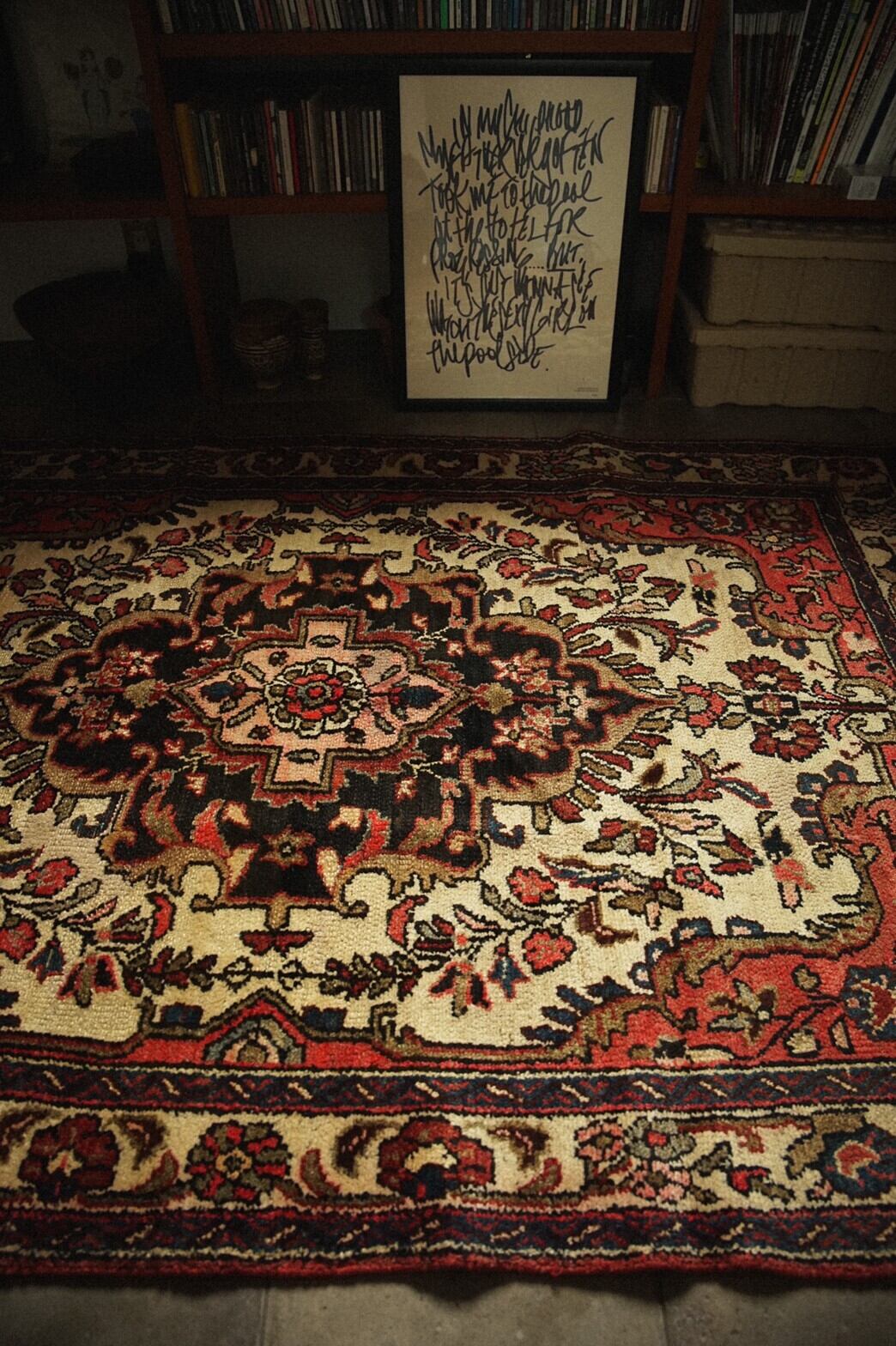 371-Vintage Kashan rug